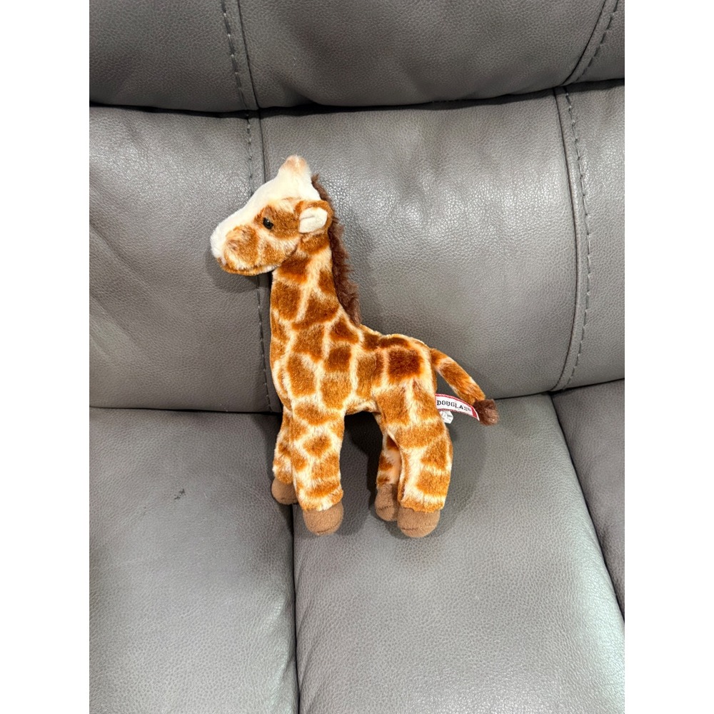 Douglas Cuddle Toys Giraffe Plush Standing Spotted Stuffed Animal Brown Tan 10in
